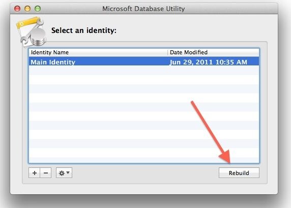 outlook for mac indexing problem